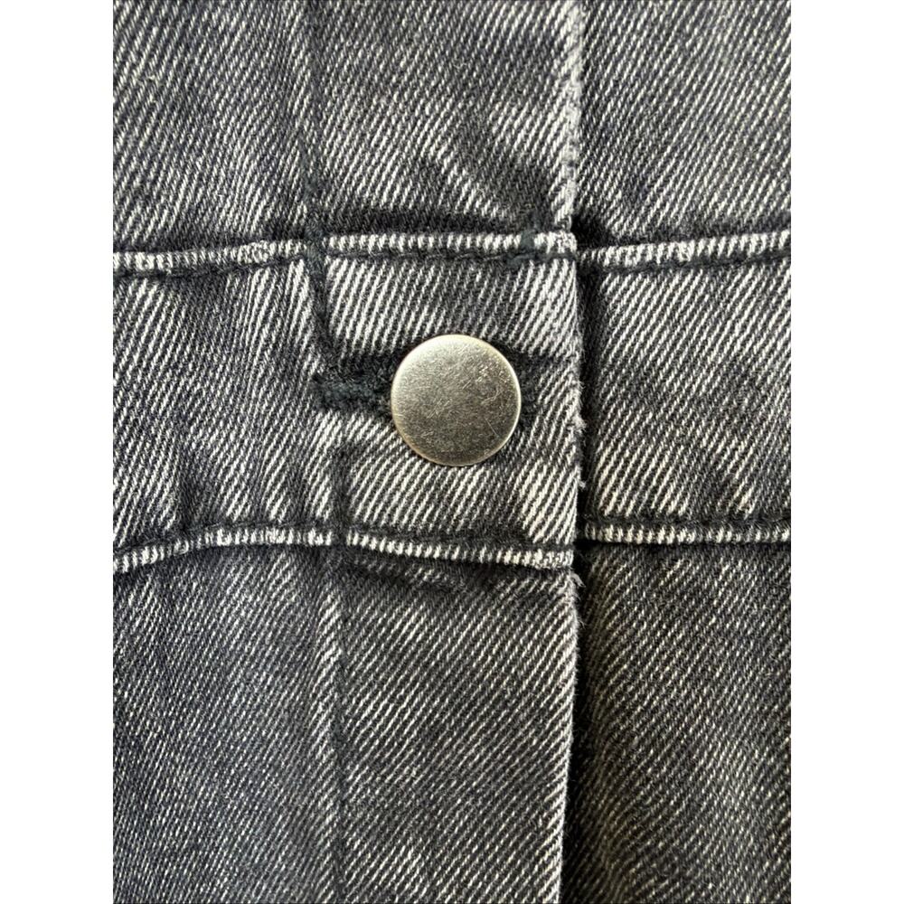 NWT Gilli Black Denim Button Up Dress w/ Pockets #1403 Size SMALL - Picture 4 of 9